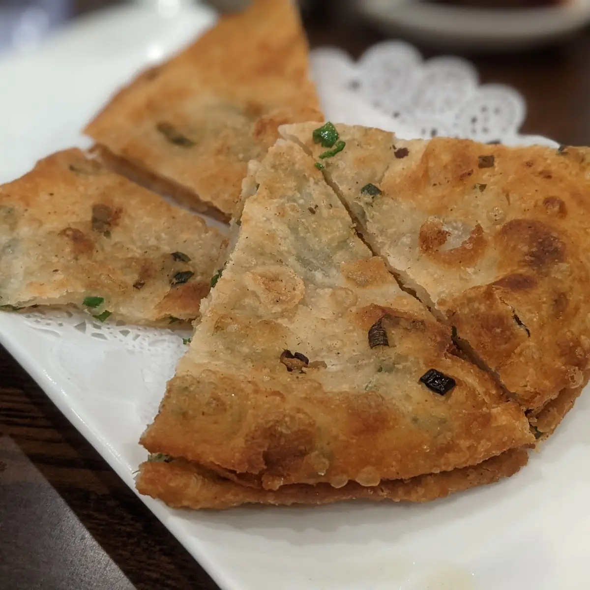 scallion pancake 蔥油餅